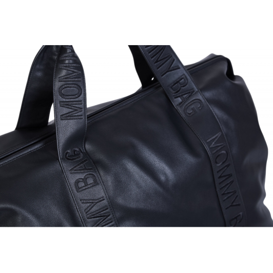 Prebaľovacia taška Mommy Bag Signature Vegan Leather Black