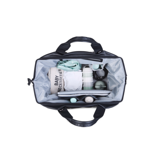 Prebaľovacia taška Mommy Bag Signature Vegan Leather Black