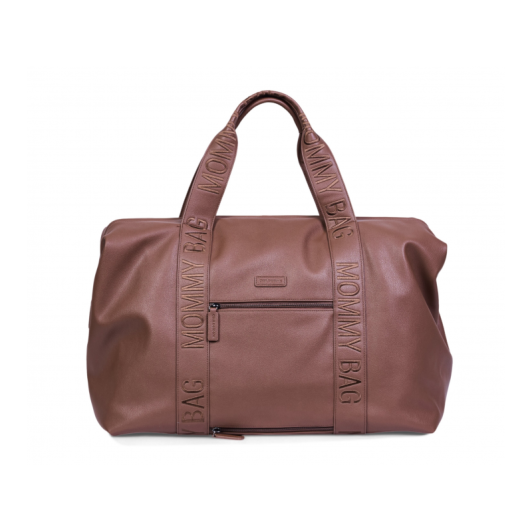 Prebaľovacia taška Mommy Bag Signature Vegan Leather Dark Brown