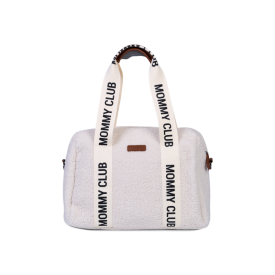 Prebaľovacia taška Mommy Club Signature Teddy Off White