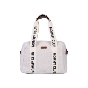 Prebaľovacia taška Mommy Club Signature Teddy Off White