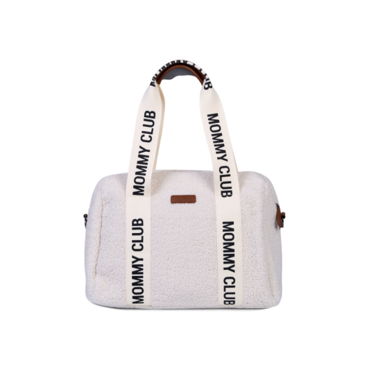 Prebaľovacia taška Mommy Club Signature Teddy Off White