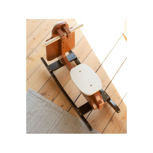 Hojdací skúter drevený Rust Black