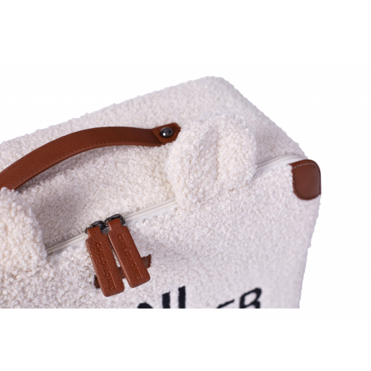 Detský cestovný kufor Teddy Off White
