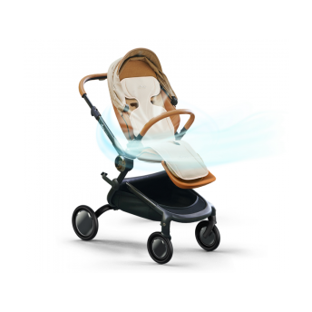 Podložka do kočíka s vetraním Flo Beige