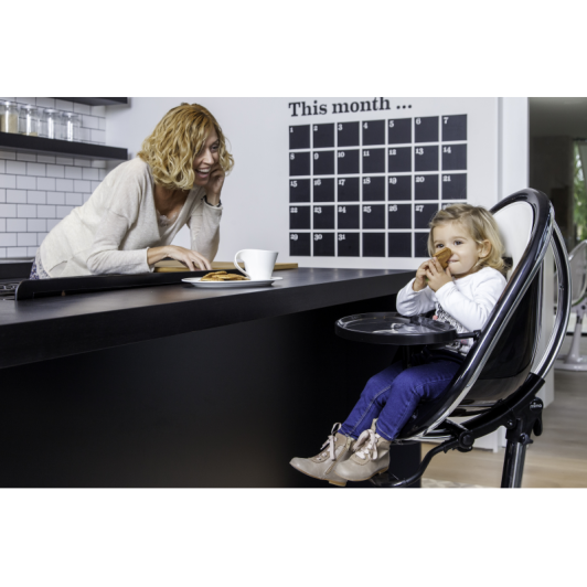 Stolička Moon Black / Camel