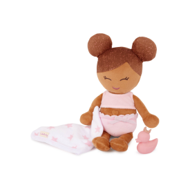 Bábika plyšová do vane Lulla Baby LIght Brown Hair