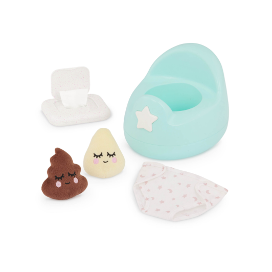 Nočník pre bábiky s doplnkami