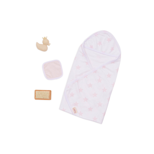 Osuška pre bábiku s doplnkami