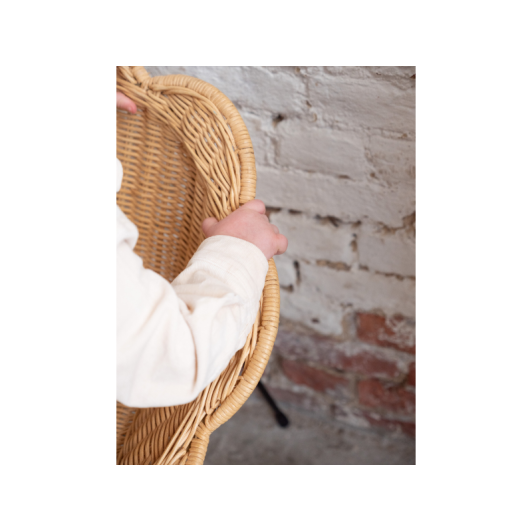 Kreslo detské ratanové Flower