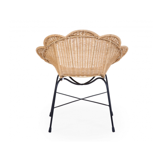 Kreslo detské ratanové Flower