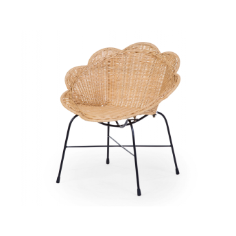 Kreslo detské ratanové Flower