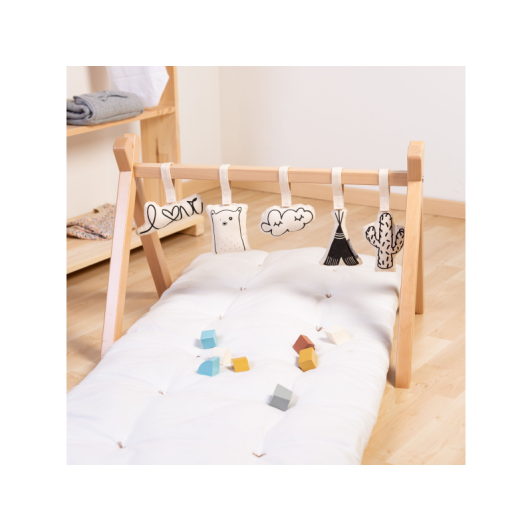 Hrazda Tipi Play drevená Natural