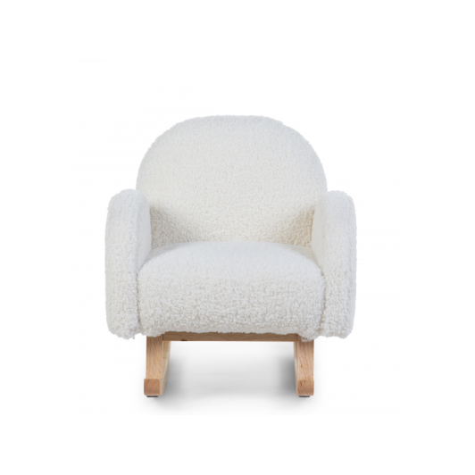 Kreslo detské hojdacie Teddy Off White