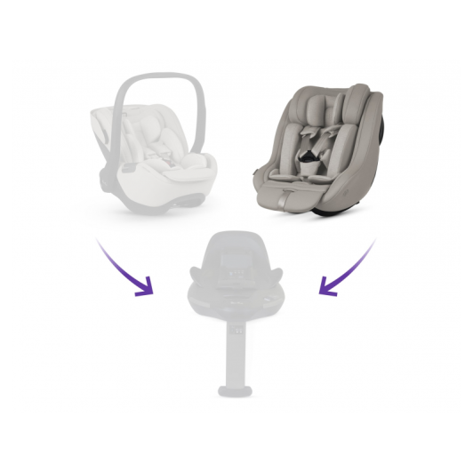 Approach Plus 360 autosedačka Natural Taupe