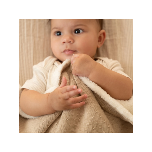 Deka pletená / fleece 110x140 cm Pure Soft Beige