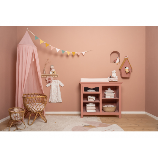 Závesná taška na hračky Pure Soft Pink