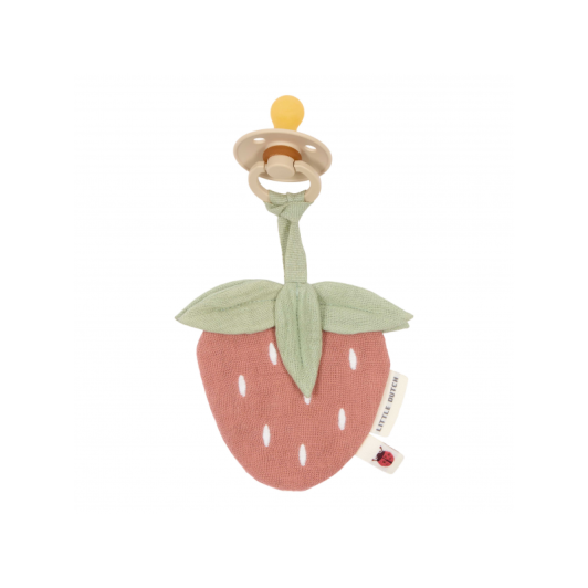 Prívesok na cumlík Jahoda