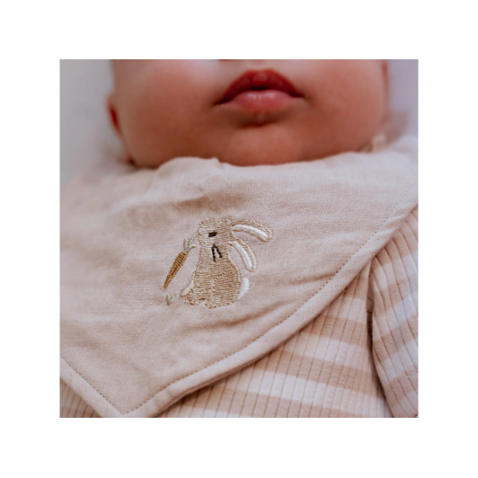 Podbradník bandana 2 ks Baby Bunny