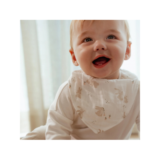 Podbradník bandana 2 ks Baby Bunny
