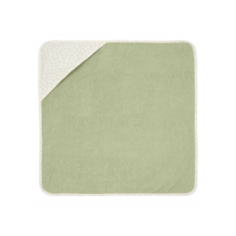 Osuška s kapucňou 75x75 cm Blueberry Leaves