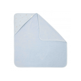 Osuška s kapucňou 100x100 cm Forest Friends Blue