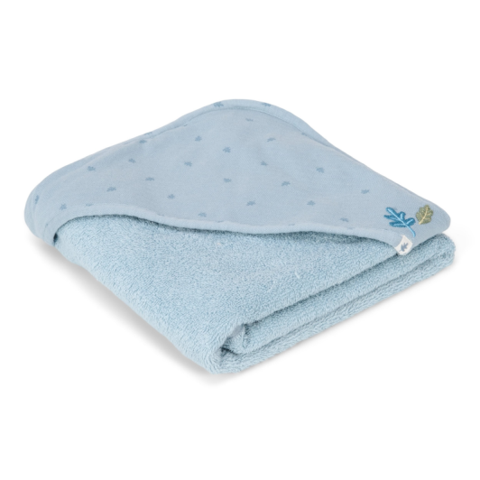 Osuška s kapucňou 100x100 cm Pure Denim Blue