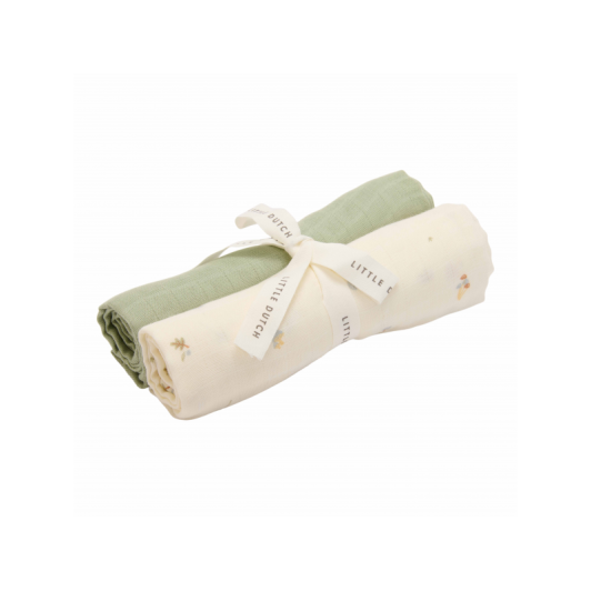 Plienky 70x70cm Forest Treasures & Sage 2 ks