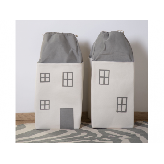 Box na hračky Dom Grey Off White
