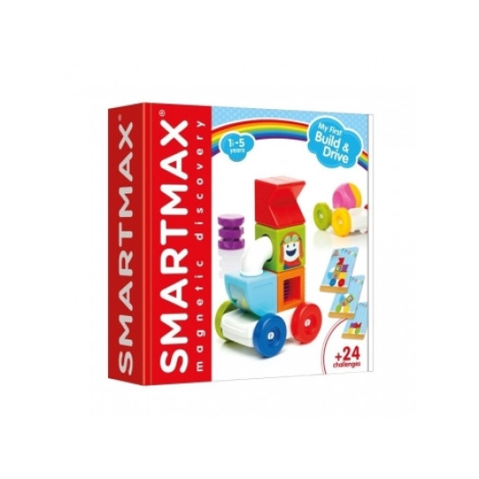 SmartMax - Moja prvá magnetická stavebnica s autom 2v1 SmartMax - Moja prvá magnetická stavebnica s autom 2v1