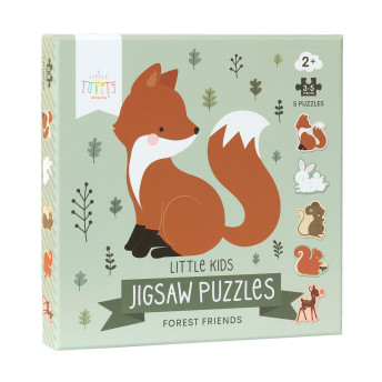 A Little Lovely Company - puzzle s lesnými zvieratkami
