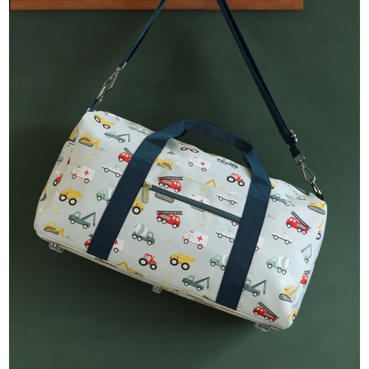 A Little Lovely Company - detská cestovná taška - vozidlá A Little Lovely Company - detská cestovná taška - vozidlá