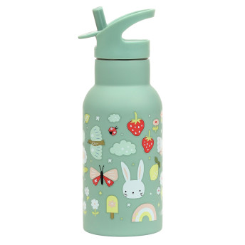 A Little Lovely Company - antikorová fľaša na pitie, 350 ml - radosť
