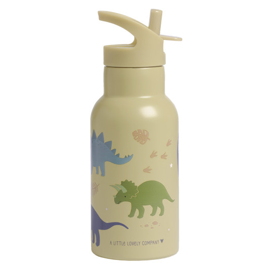 A Little Lovely Company - antikorová fľaša na pitie, 350 ml - dinosaury A Little Lovely Company - antikorová fľaša na pitie, 350 ml - dinosaury