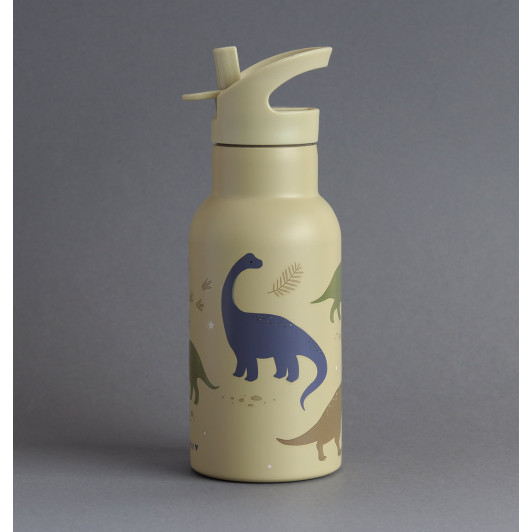 A Little Lovely Company - antikorová fľaša na pitie, 350 ml - dinosaury A Little Lovely Company - antikorová fľaša na pitie, 350 ml - dinosaury