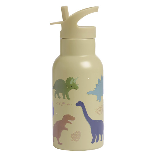 A Little Lovely Company - antikorová fľaša na pitie, 350 ml - dinosaury A Little Lovely Company - antikorová fľaša na pitie, 350 ml - dinosaury