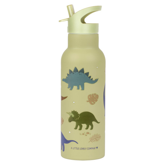 A Little Lovely Company - antikorová fľaša na pitie, 500 ml - dinosaury A Little Lovely Company - antikorová fľaša na pitie, 500 ml - dinosaury