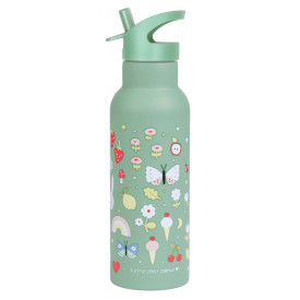 A Little Lovely Company - antikorová fľaša na pitie, 500 ml - radosť