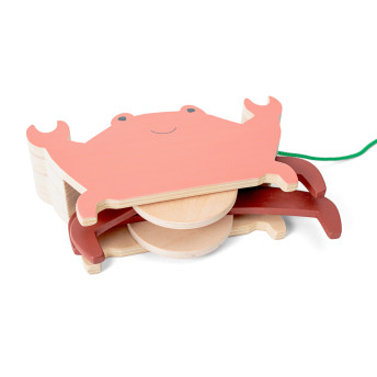 Ťahacia hračka - veselý krab
