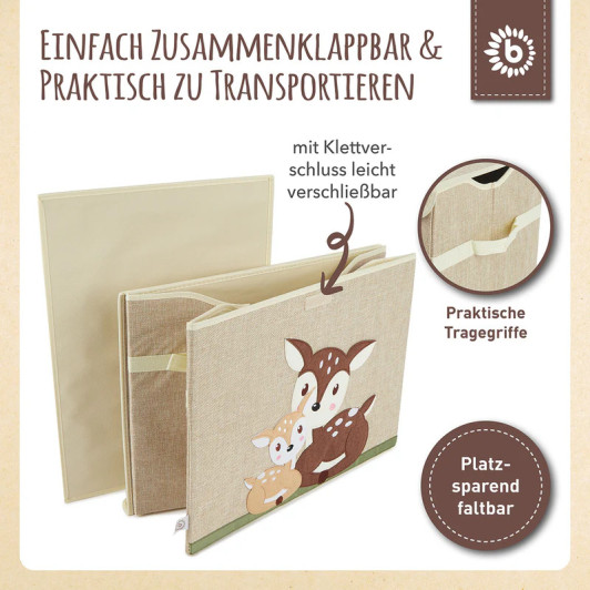 Bieco - Úložný box s vekom - jelenčeky Bieco - Úložný box s vekom - jelenčeky
