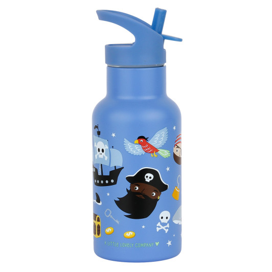 A Little Lovely Company - antikorová fľaša na pitie, 350 ml - piráti