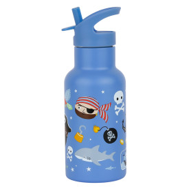 A Little Lovely Company - antikorová fľaša na pitie, 350 ml - piráti