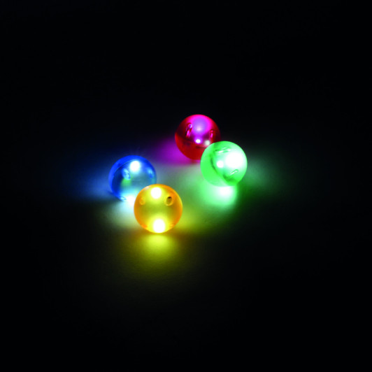 Cleverclixx – Guľôčková dráha – Súprava guľôčok Dazzling Lights – 4 ks