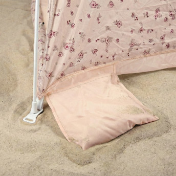 Bieco – Plážový stan s rýchloupínacím systémom a UV ochranou 80+ – dreamy flowers