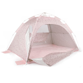 Bieco – Plážový stan s rýchloupínacím systémom a UV ochranou 80+ – dreamy flowers